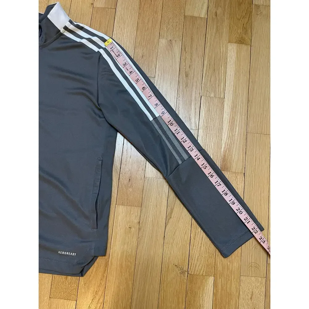 Adidas 2 Piece Set Jacket and Pants Gray